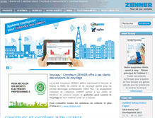 Tablet Screenshot of compteurs-zenner.fr